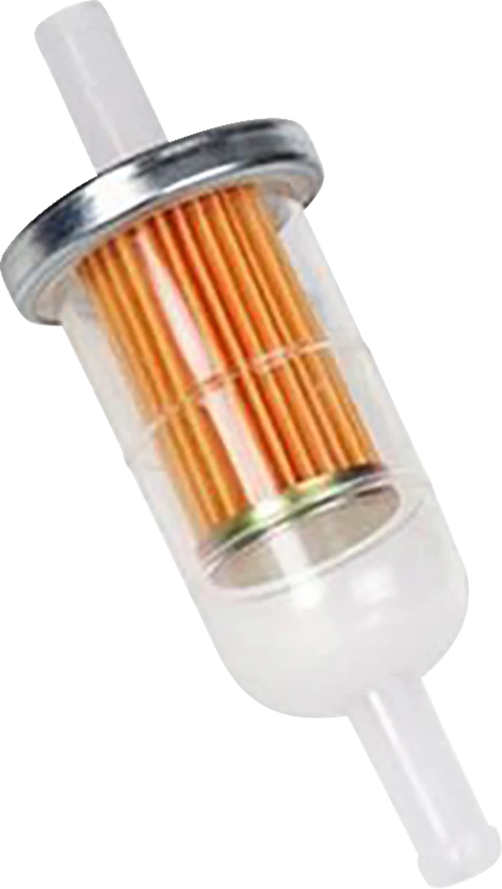 Helix Racing Products Fuel Filter - Cylindrical - Clear