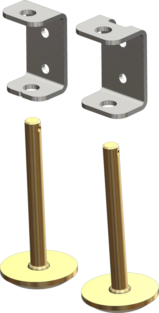 KFI Plow Skid Kit Tapered Blade (2 Pack) - 105485