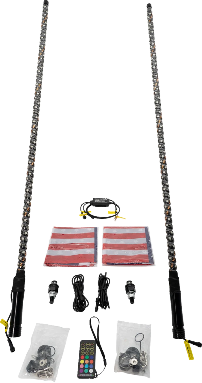 Brite-Lites Ultra Multi-Functional Whip Lights 4ft. - Pair