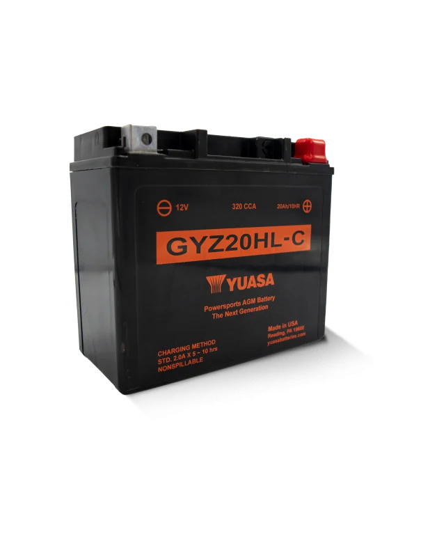 Yuasa GYZ20HL-C High Performance Maintenance Free AGM 12-Volt Battery - YUAM720GHC
