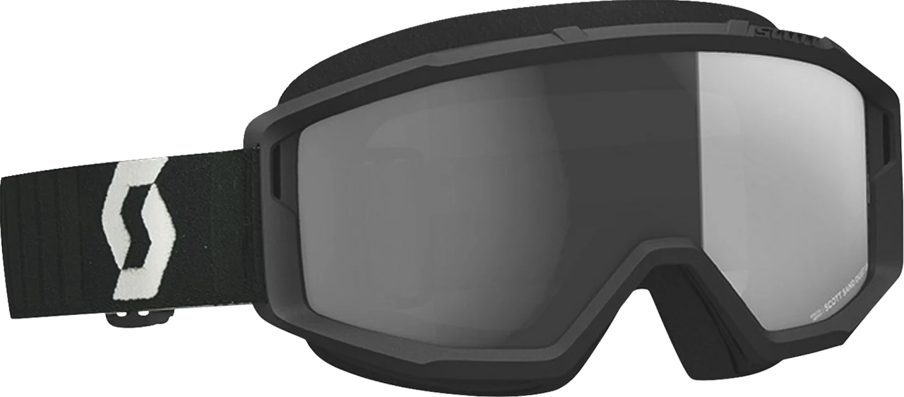 Scott Primal Sand Dust Goggles - Black/Gray with Dark Gray Lens
