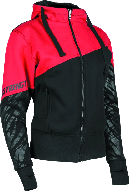 Speed and Strength Cat Outa Hell Hoody Red/Black Womens - XL - 884452