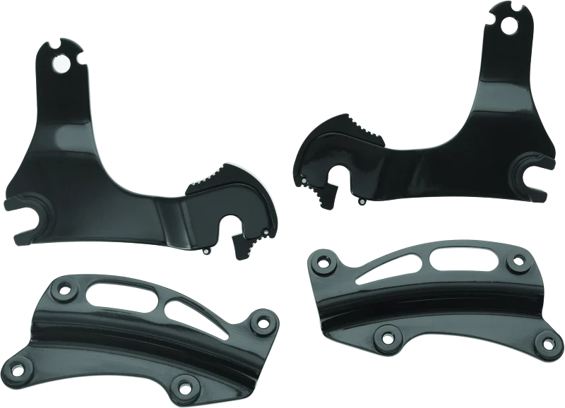 Kuryakyn Quick Release Mount For Multi-Purpose Backrest 14-Up Touring Models Black - 7088