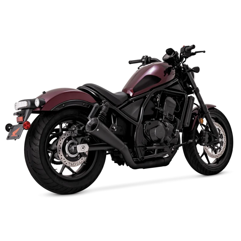 Vance & Hines HONDA 21-22 Rebel 1100 S/O Black Slip-On Exhaust - 48425