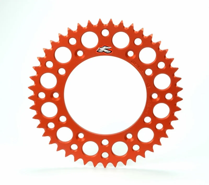 Renthal 21-23 KTM 450 Rally Factory Replica/Race Replica Rear Grooved Sprocket - Org 520-48P Teeth - 224U-520-48GPOR