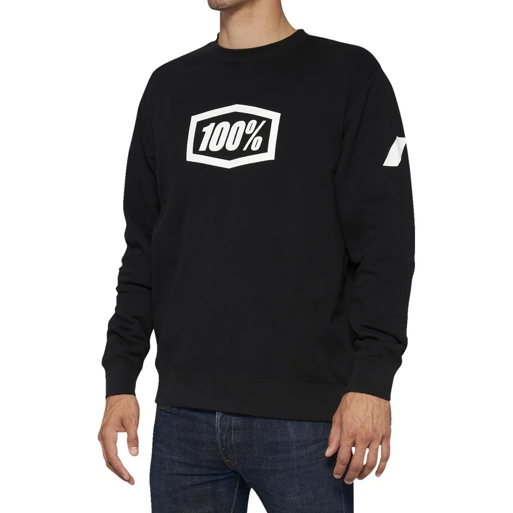 100% Icon Long-Sleeve Fleece Sweatshirt