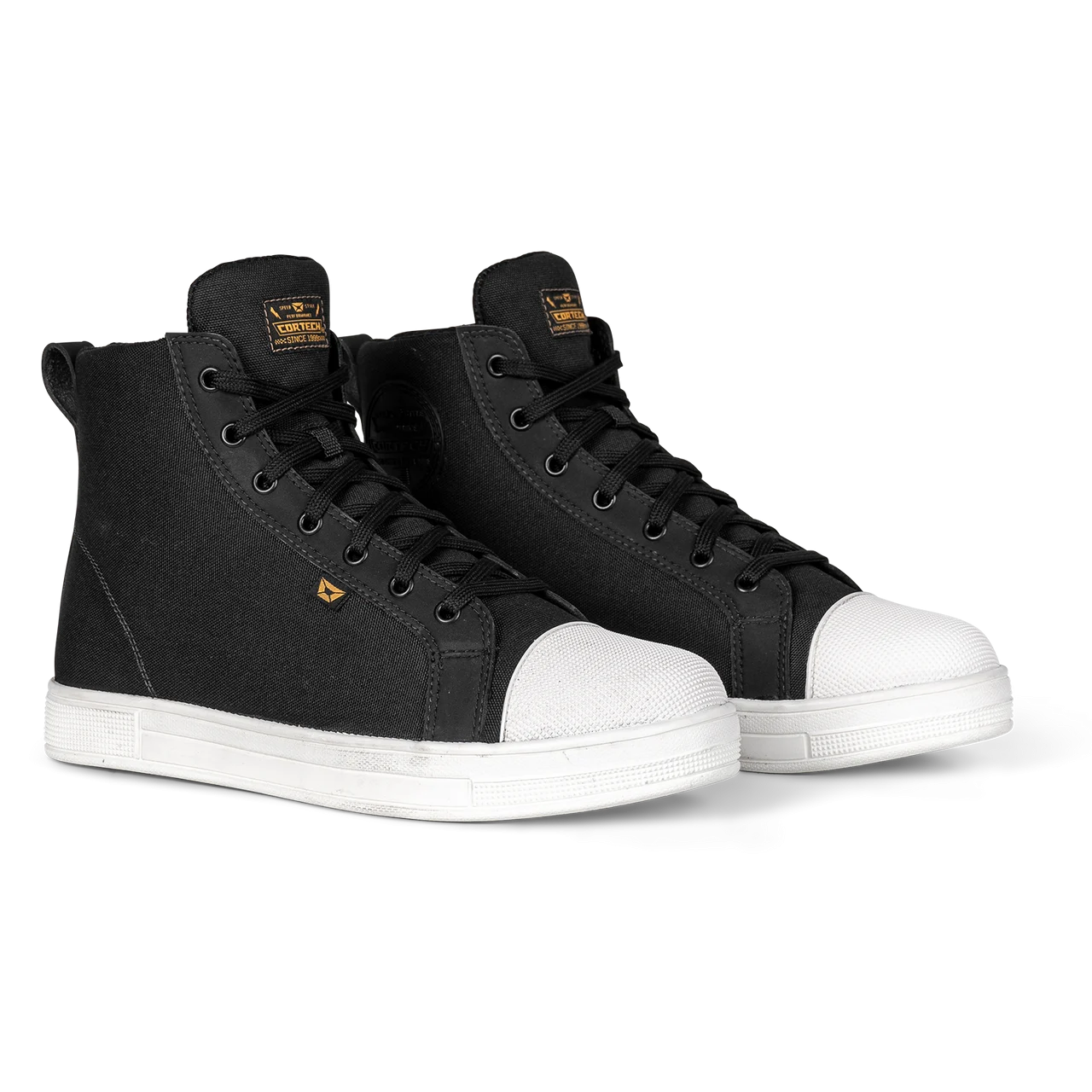 Cortech Menace Riding Shoe - Black / White - 8