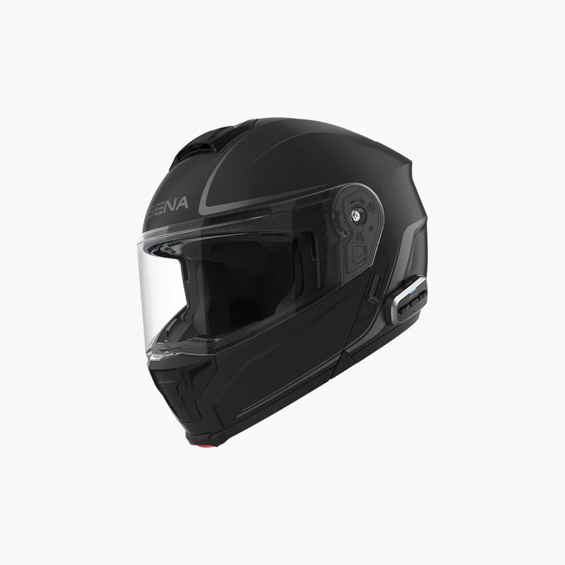 SENA Outrush 2 Flip Up Helmet - Matte Black