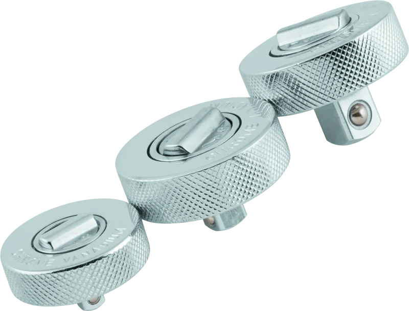 BikeMaster 3-pc Palm Rachet Set - 1/4in Drive / 3/8in Drive / 1/2in Drives - 152220