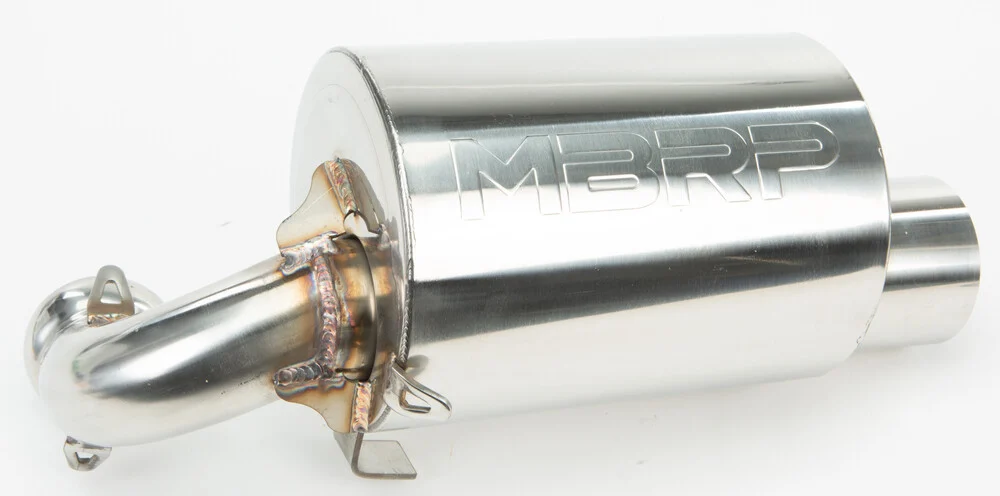 MBRP Silencer Trail Stainless Performance Exhaust 500SS/600 800HO - S/M - Fits: 2003-2007 Ski-Doo (see list) #116T307