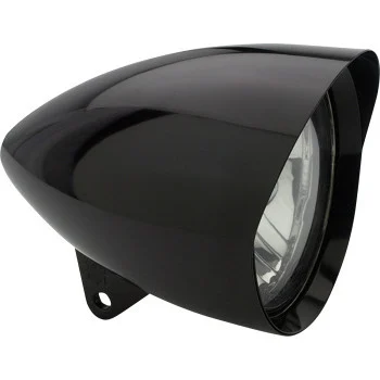 Headwinds Headlight Housing - 4-1/2" - Mariah Concours Bullet - Gloss Black