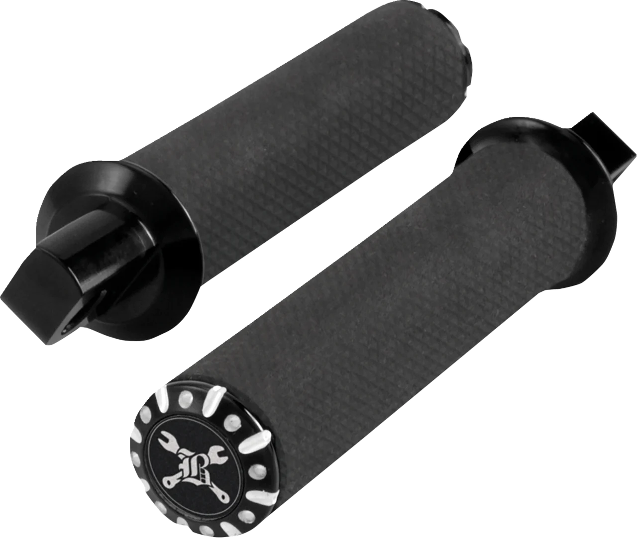 Burly Brand Hawk Foot Pegs - Black Machined - Universal