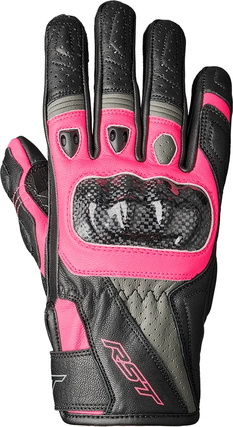 RST Ladie's Stunt III CE Glove - black / pink / grey