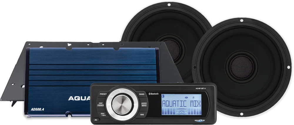 Aquatic AV Classic Package - FLH - Fits: 1998-2013 Harley-Davidson (see list)