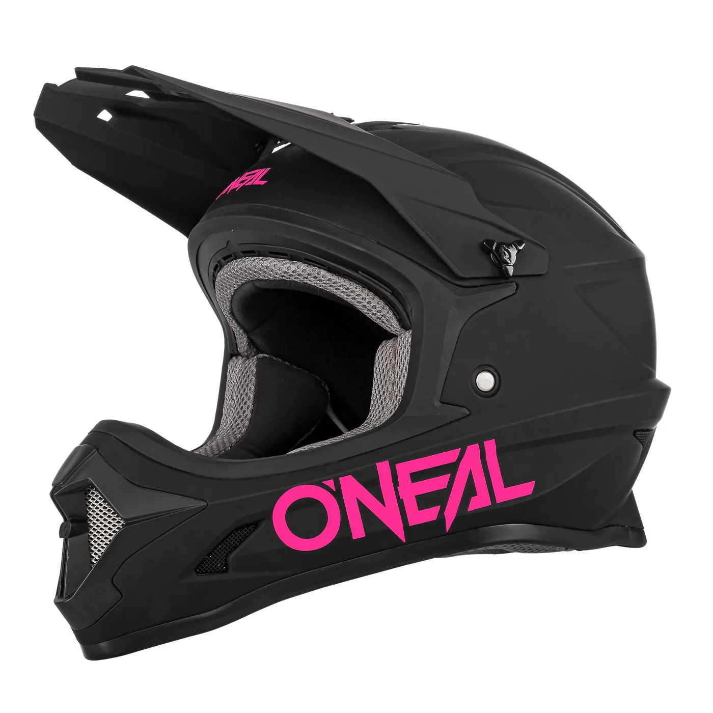 O'NEAL Youth 1 SRS Solid Helmet - Black/Pink