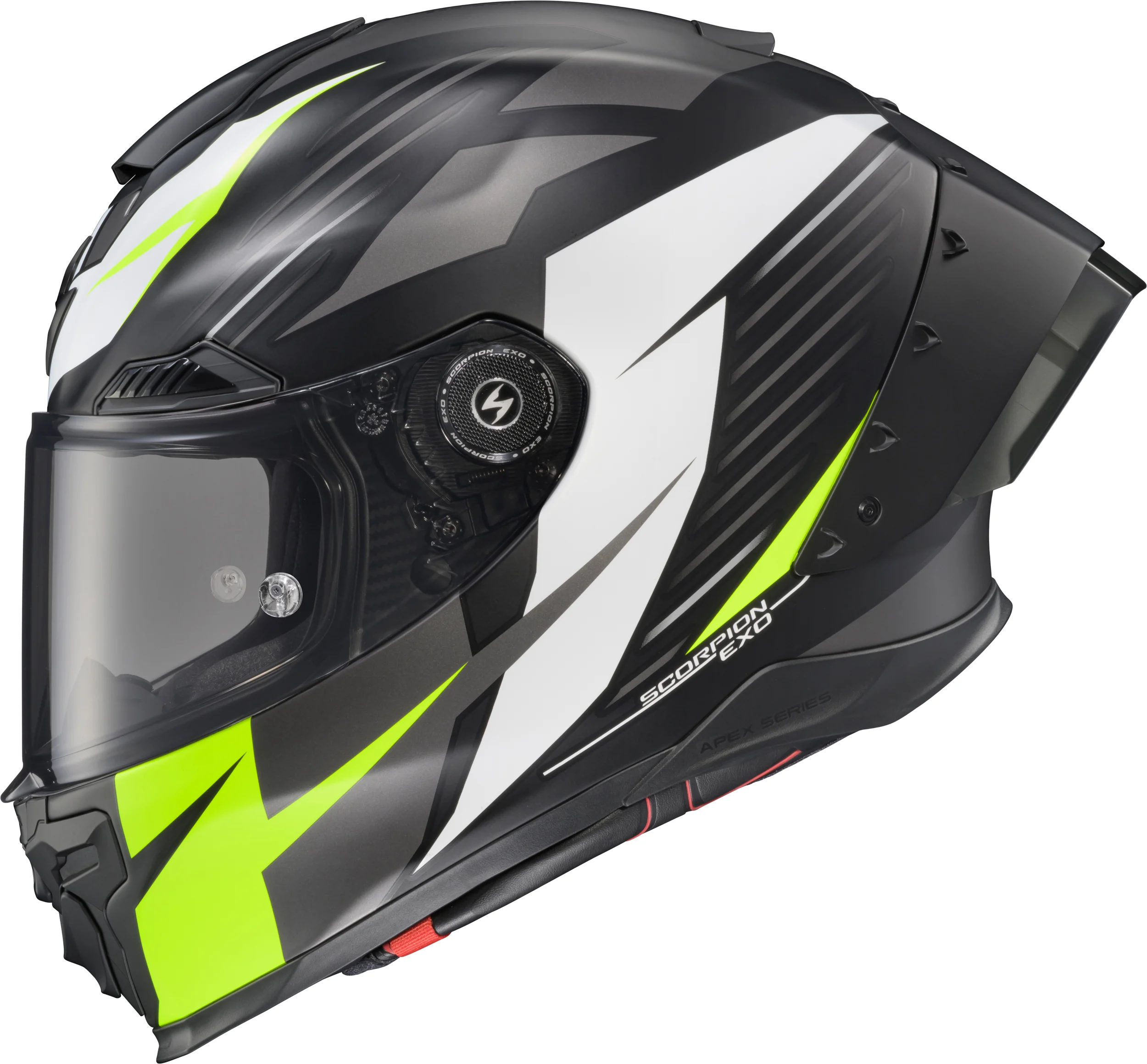 SCORPION EXO EXO-Warp Dilithium Helmet - Blk/Whit/Hi-Vis