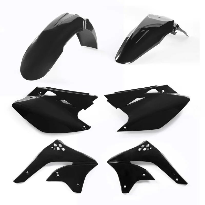 Acerbis 06-08 Kawasaki KX450F Plastic Kit - Black - 2041060001