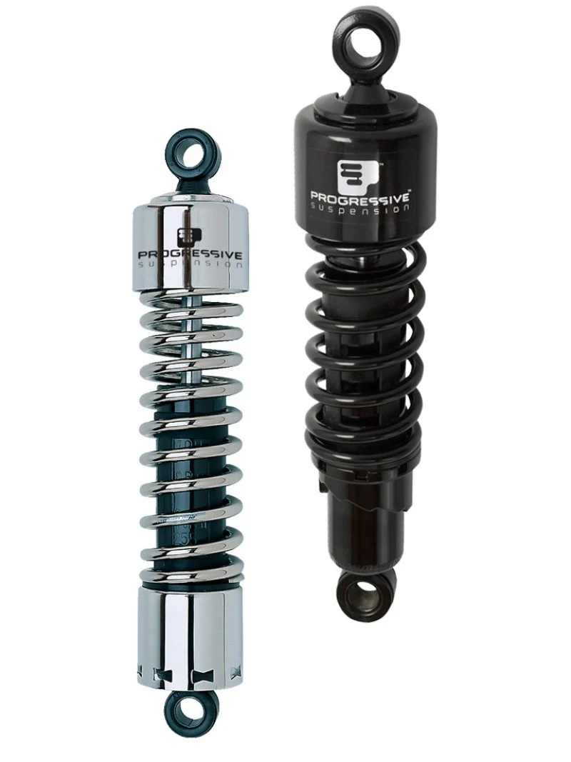 Progressive Harley 412 Series Shocks 12.5in - Black - 412-4001B