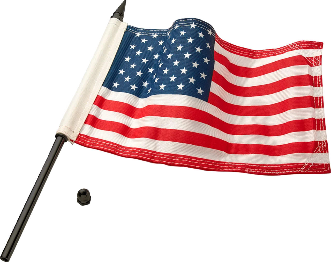 Ciro 12in. Flag Pole w/ American Flag
