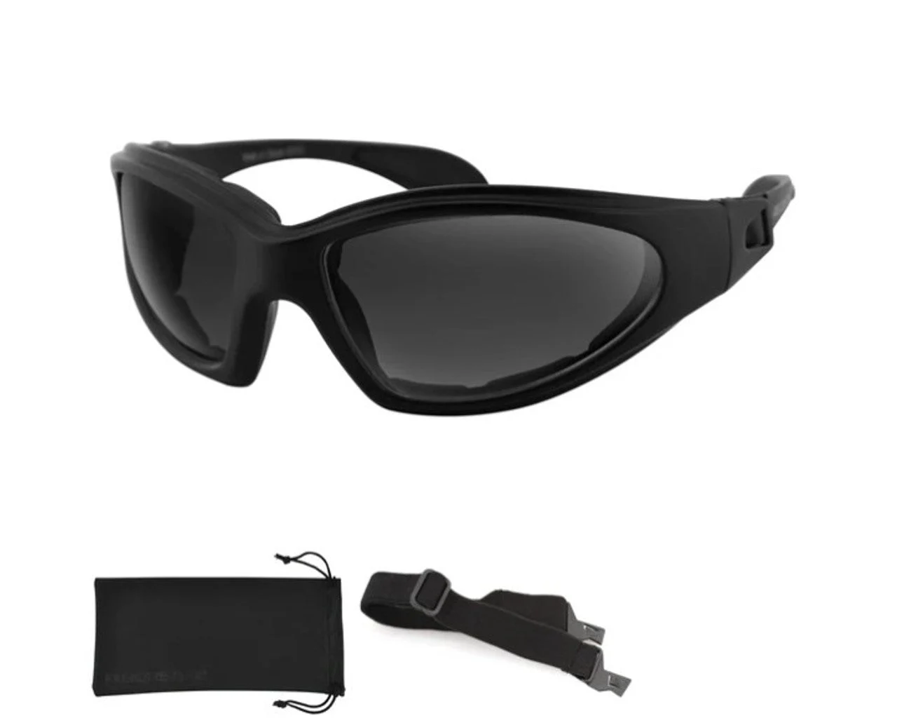 Bobster GXR Goggle/Sunglasses Matte Black Smoke Lens GXR001
