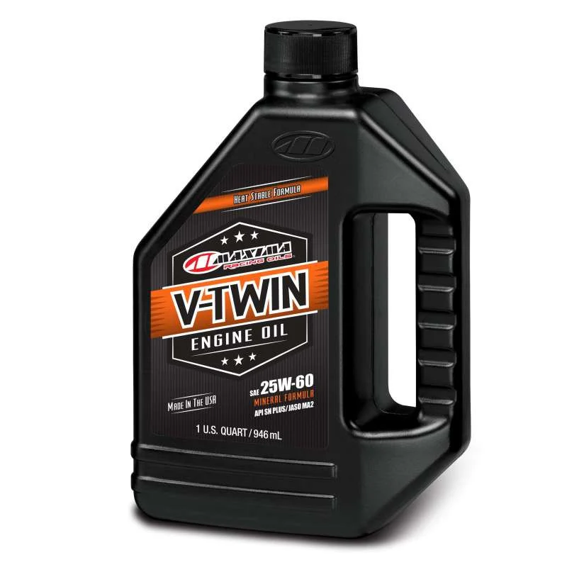 Maxima V-Twin 25W60 Mineral Engine Oil - 1L