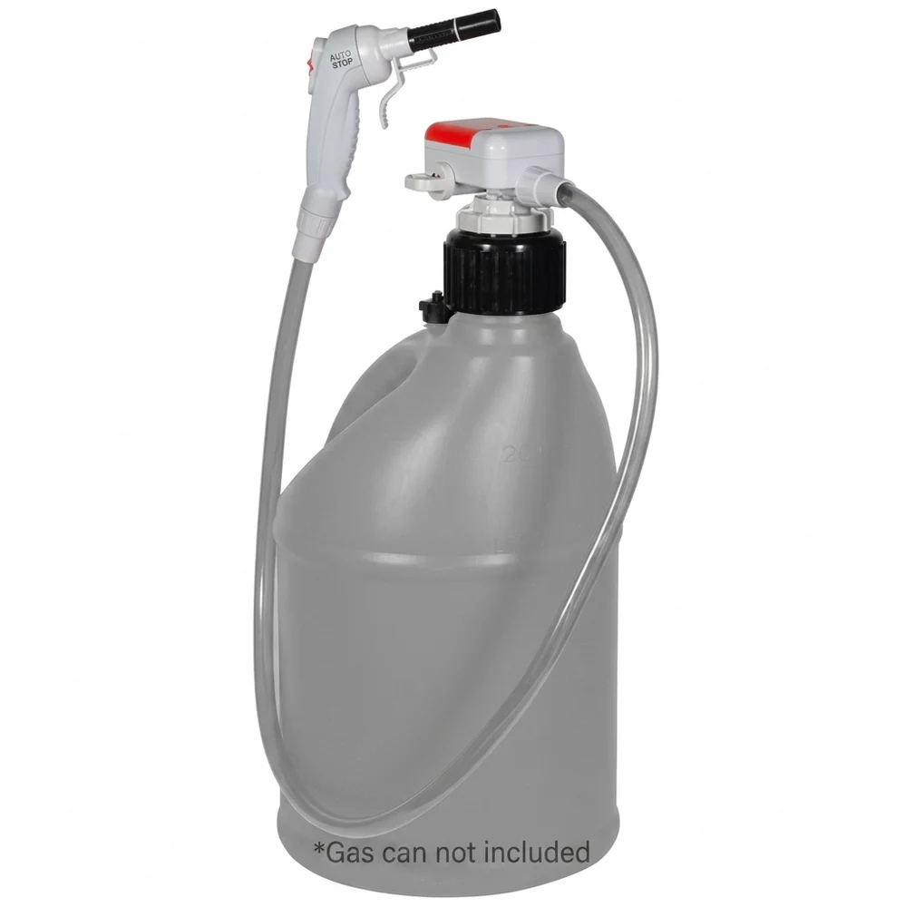 Tera Pump Battery Powered Fuel Pump w/Pow Nozzle & Adapter - TRFA03-XL