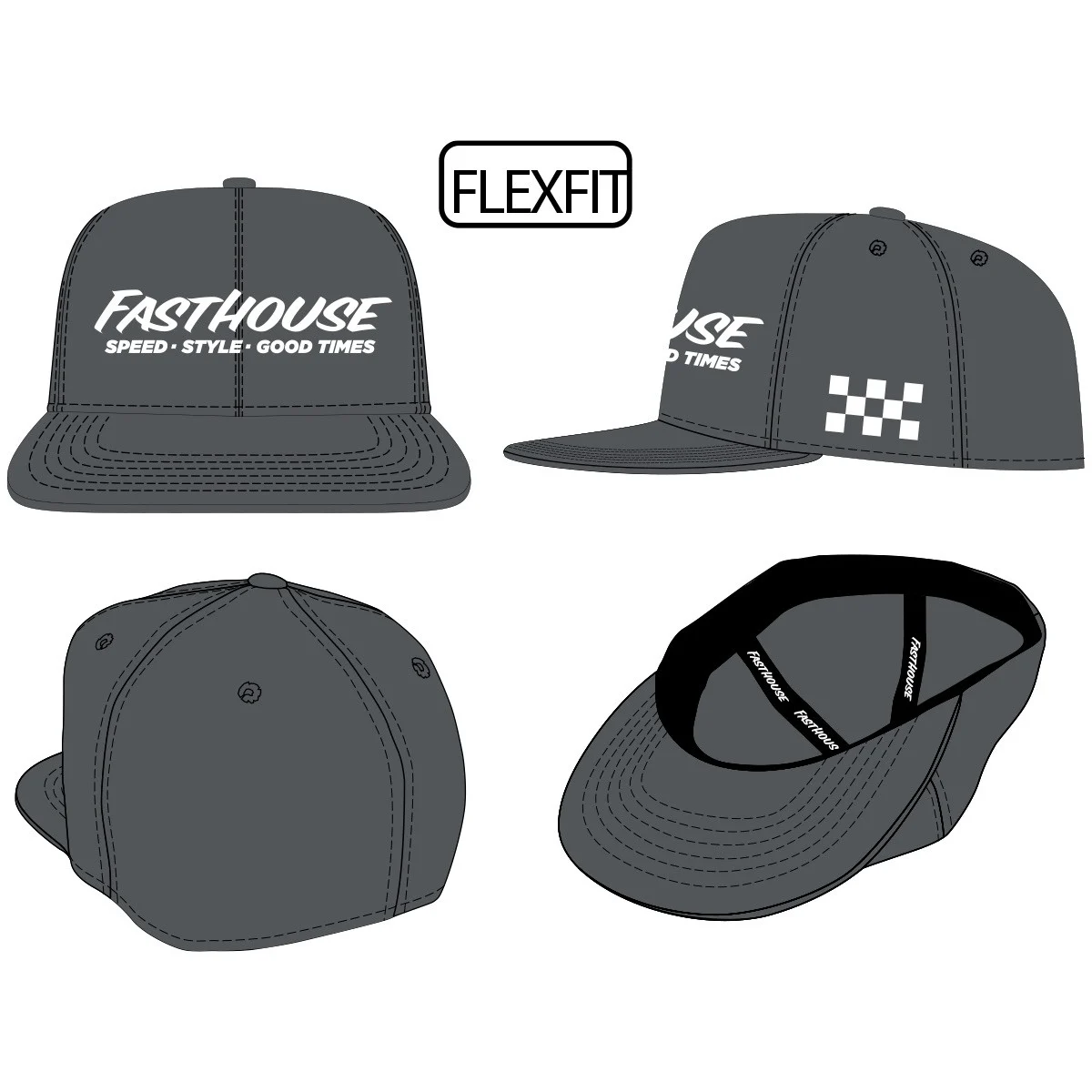 Fasthouse Clear - Cut Hat