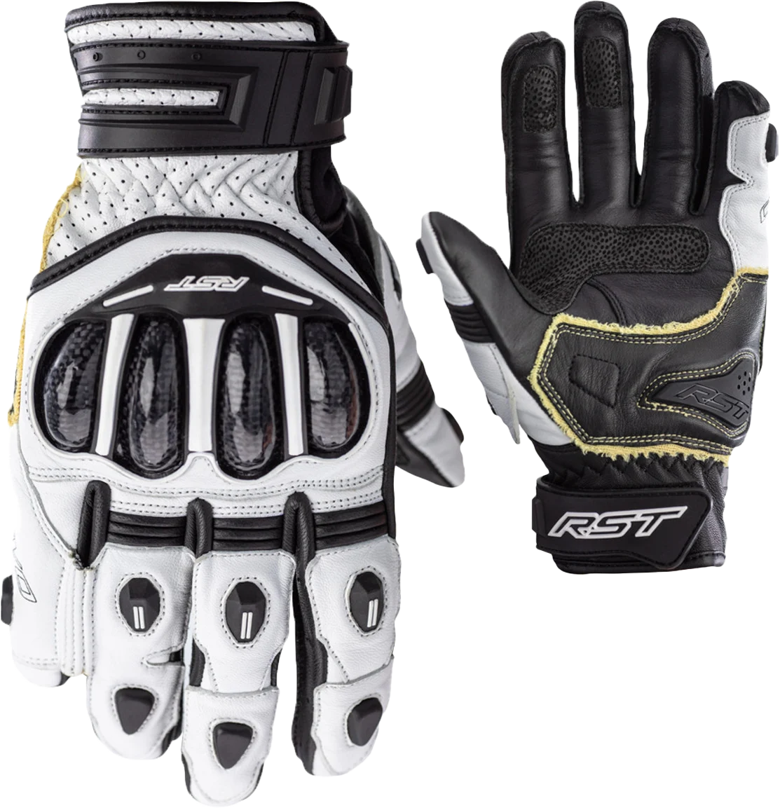 RST Tractech EVO 4 Short CE Glove - White