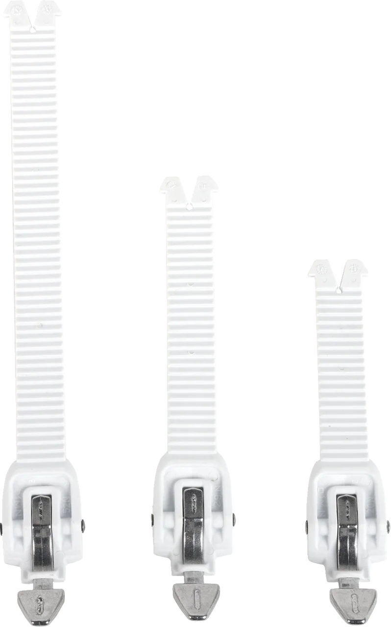 Alpinestars Tech 7S/Tech-T Boot Strap Kit w/ Aluminum Bridge - White