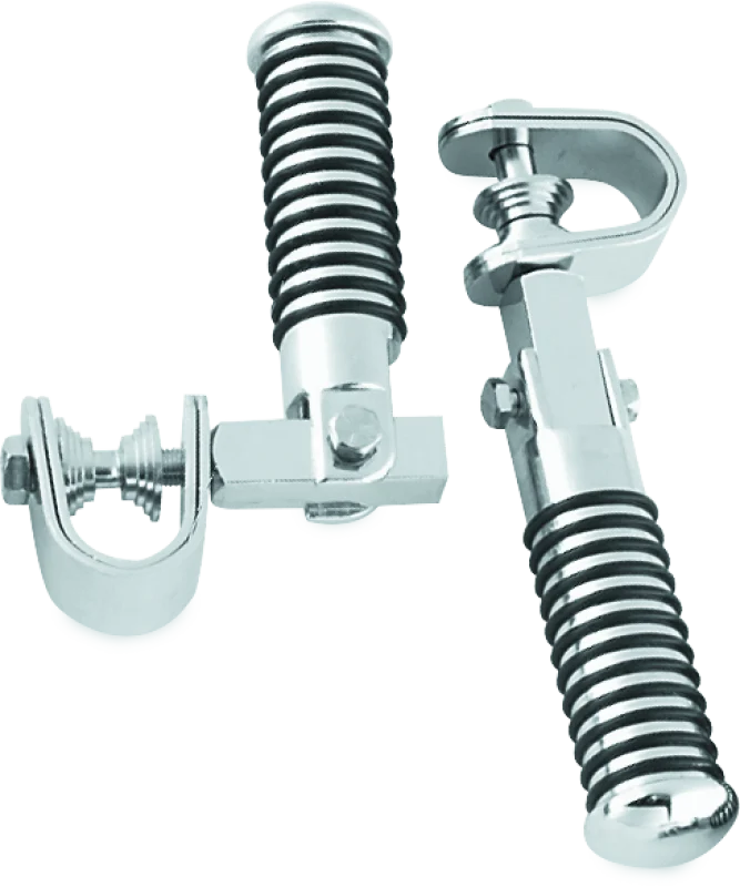 Bikers Choice Clamp On O Ring Peg Kit For 1 To 1 1/8 Inch Tube Universal Custom - 492614
