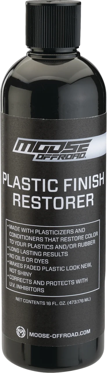 Moose Offroad Plastic Finish Restorer - 16 US fl oz. - Flip Top Bottle