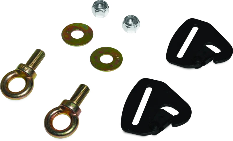 DragonFire Racing Quick-Release Snap Hook Harness Tab Kits - 2 in. - 521298
