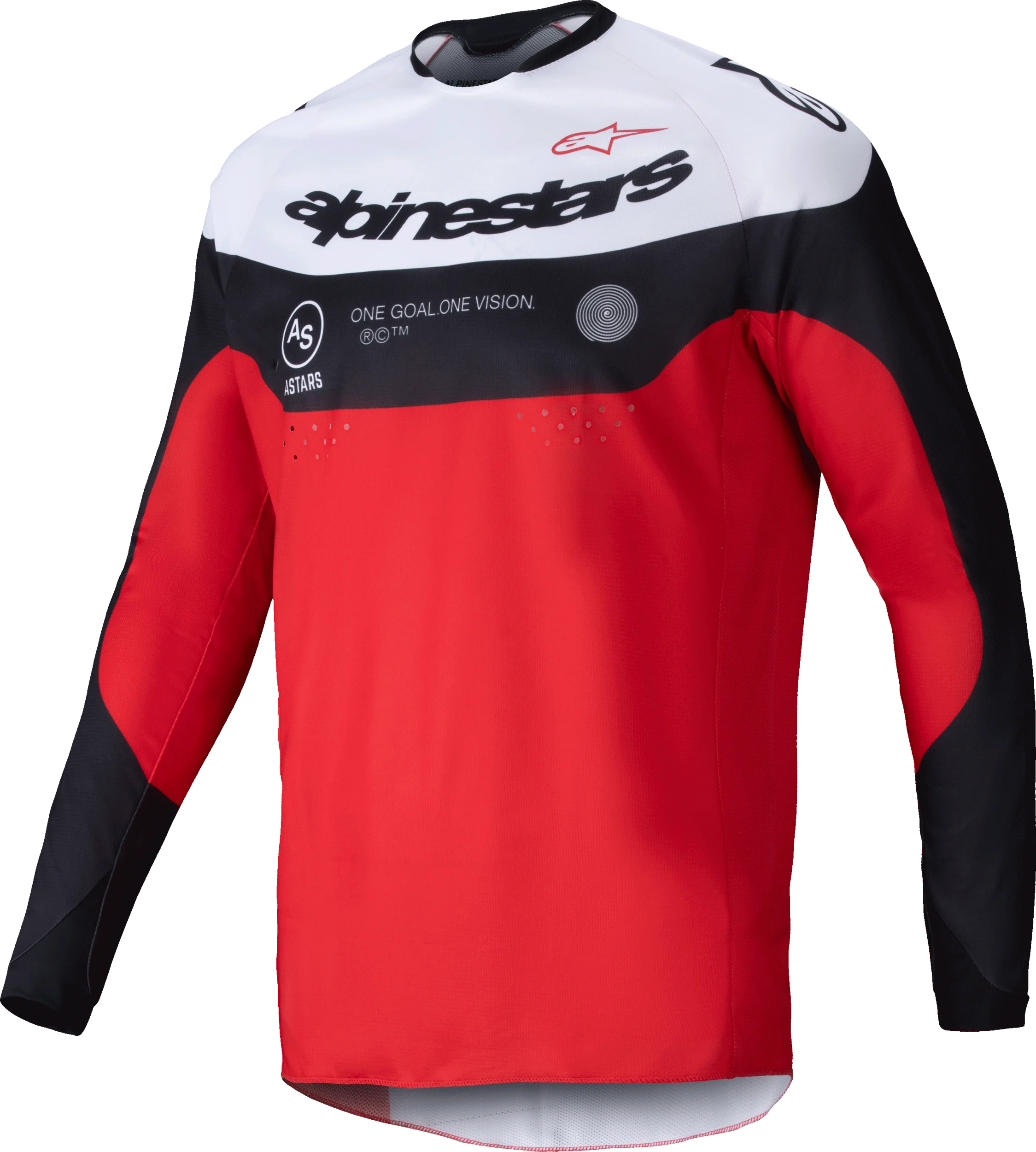 ALPINESTARS Pro-Dura Jersey - Black/Bright Red/White