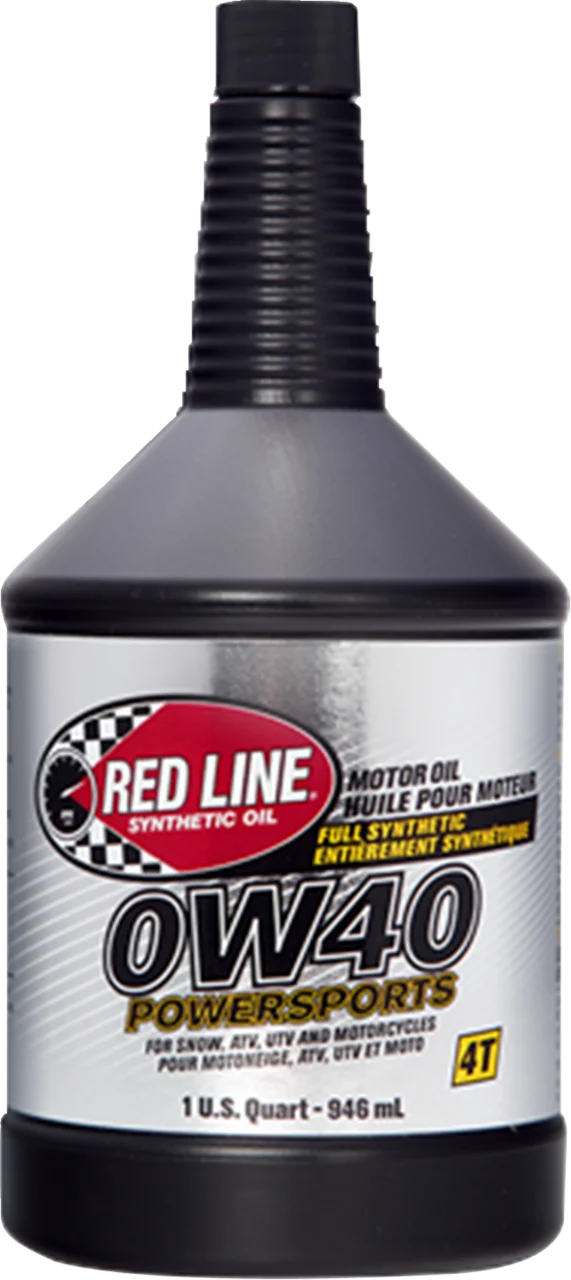 Red Line Synthetic Motor Oil - 0W40 - 1 US quart
