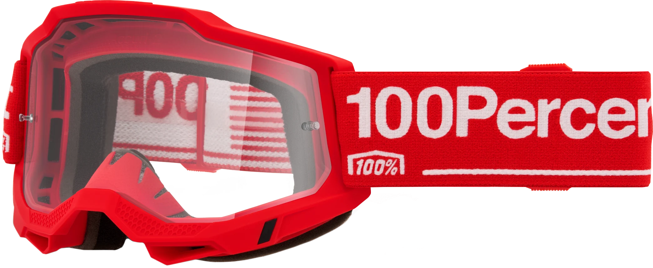 100% Accuri 2 Snow Wolg Goggles - Clear