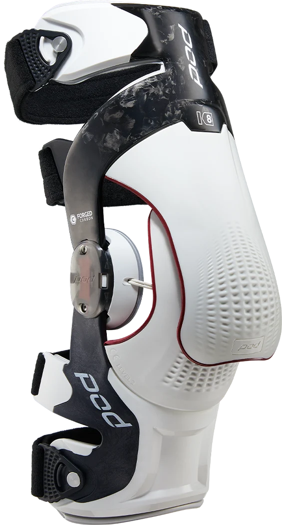 POD K8 3.0 Knee Brace (Right) - Carbon/White