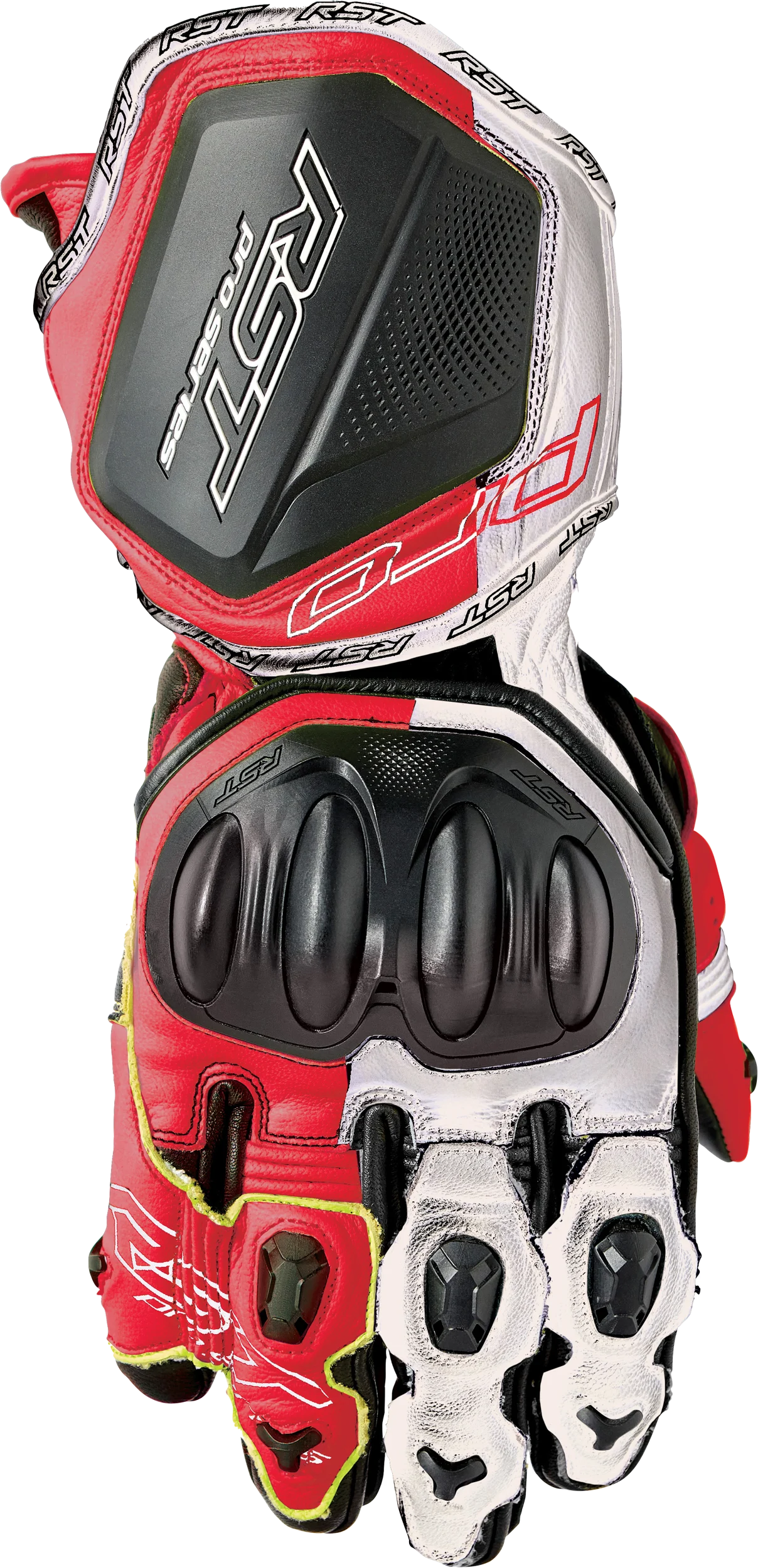 RST Pro Series GP D30 Gloves - white/red