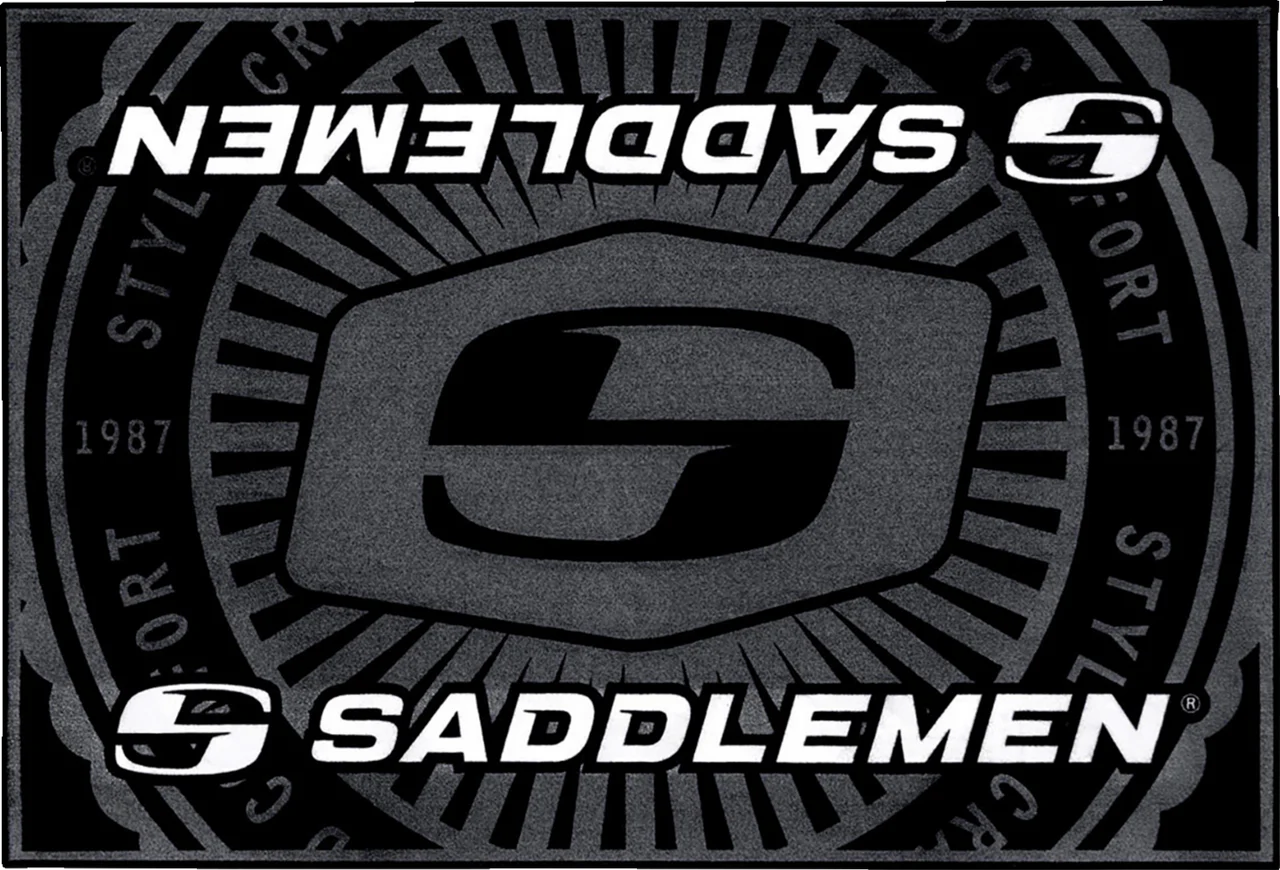 Saddlemen Logo Floor Mats