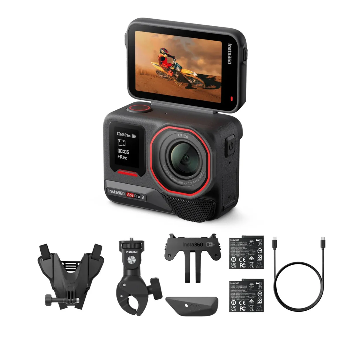 Insta360 Ace Pro 2 Motorcycle Bundle