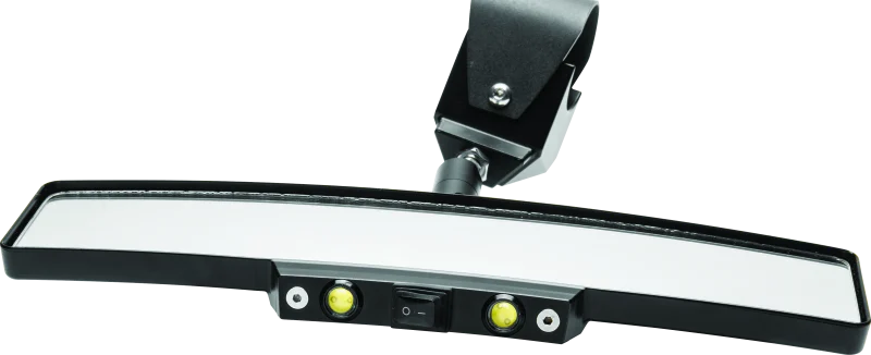DragonFire Racing Lighted Rear View Mirror - 1.75-2 in.