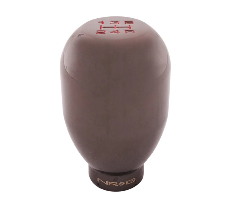 NRG Universal Shift Knob 42mm - Heavy Weight 480G / 1.1Lbs. - Black Chrome (5 Speed) - SK-100B/CH-W