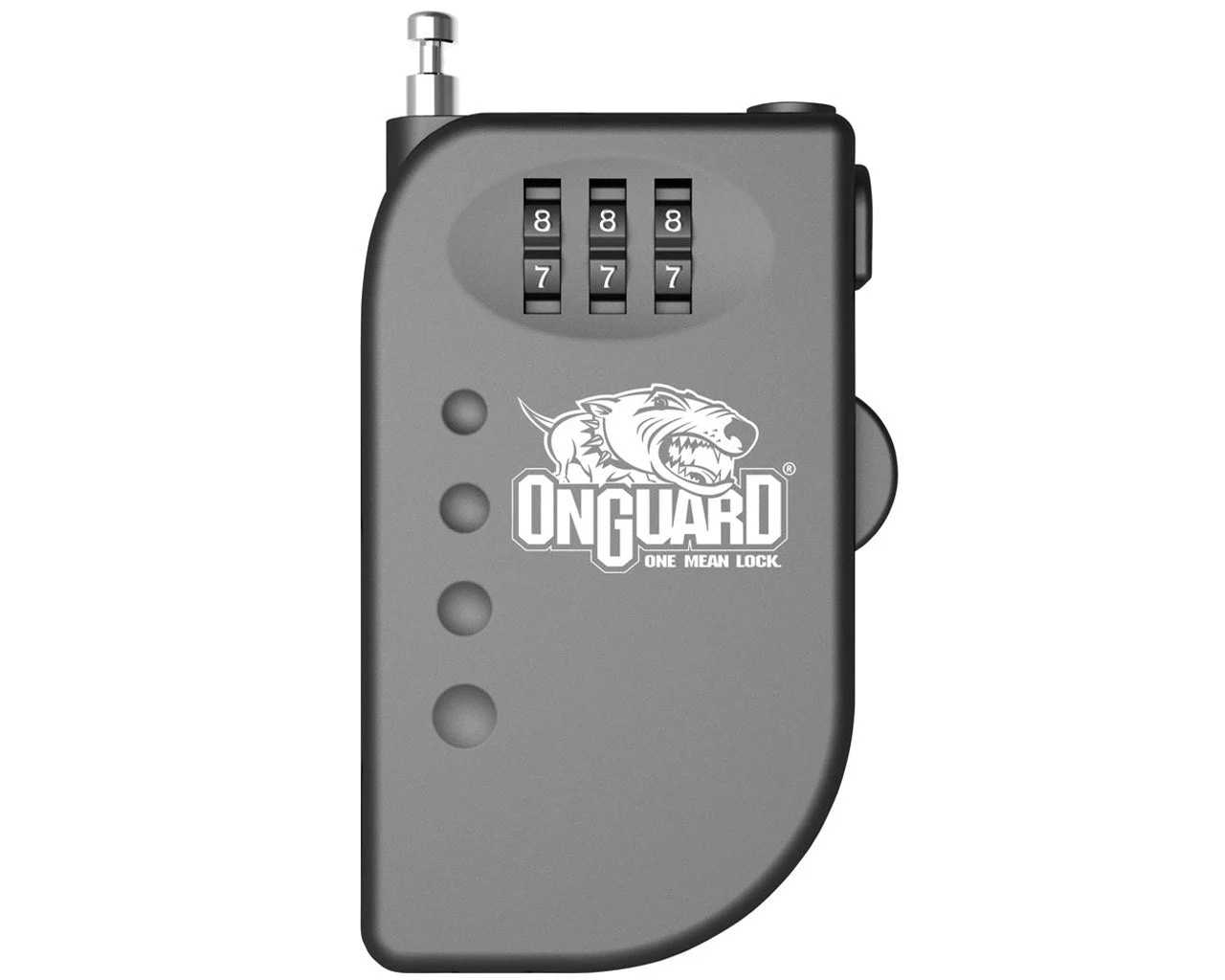 OnGuard Terrier 8063 Combo Retractable Cable Gear Lock 57-9627