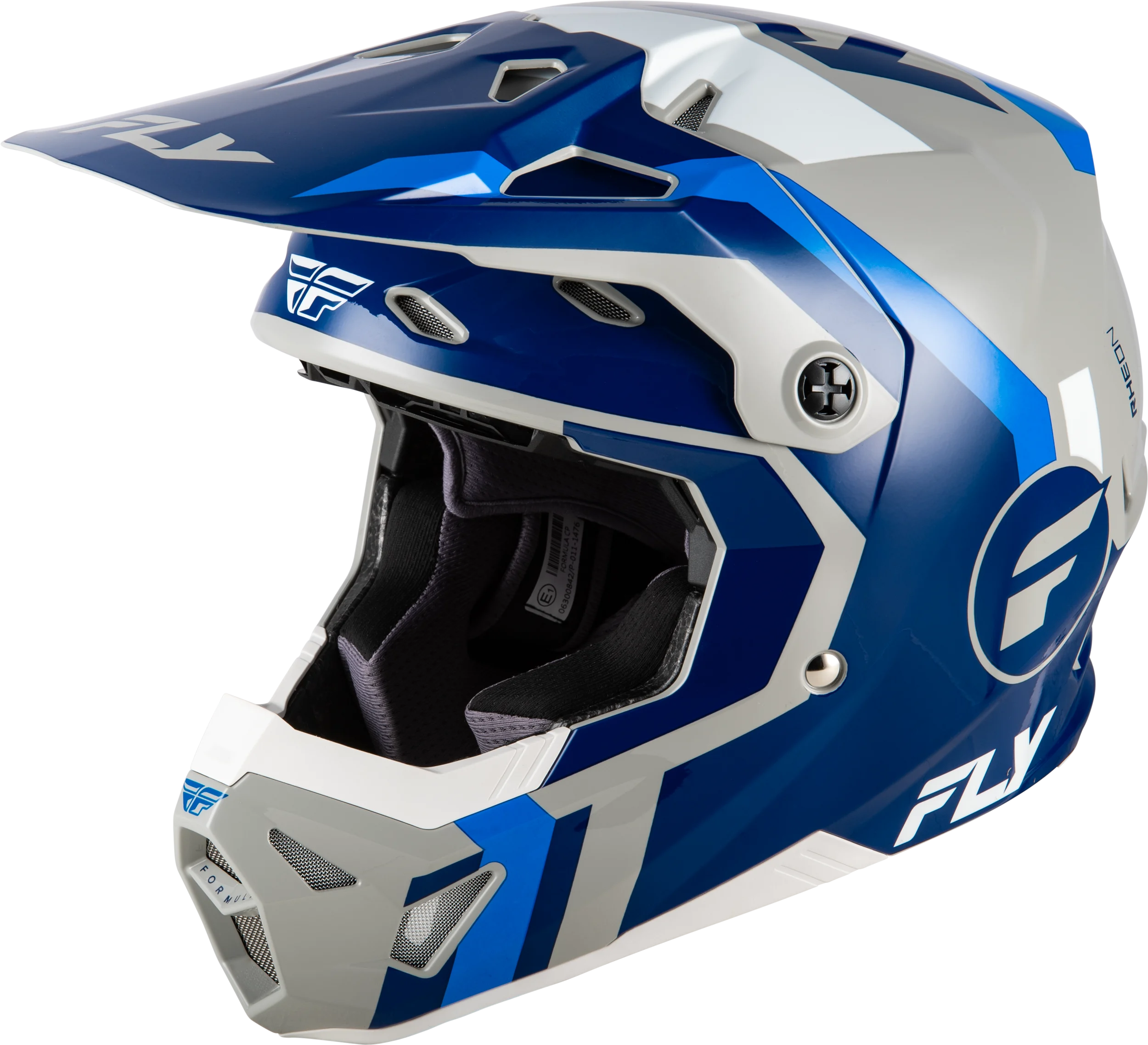 FLY RACING Formula CP Seal Helmet - navy/blue/grey