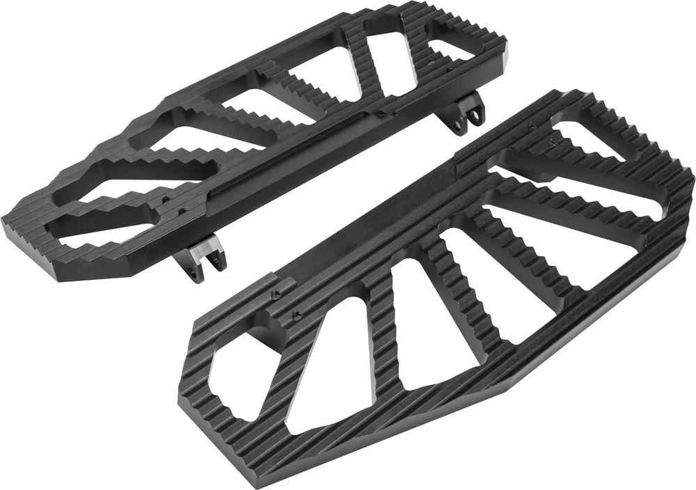 Harddrive Gripmax Floorboards - Black - Fits: 1984-2019 Harley-Davidson (see list)