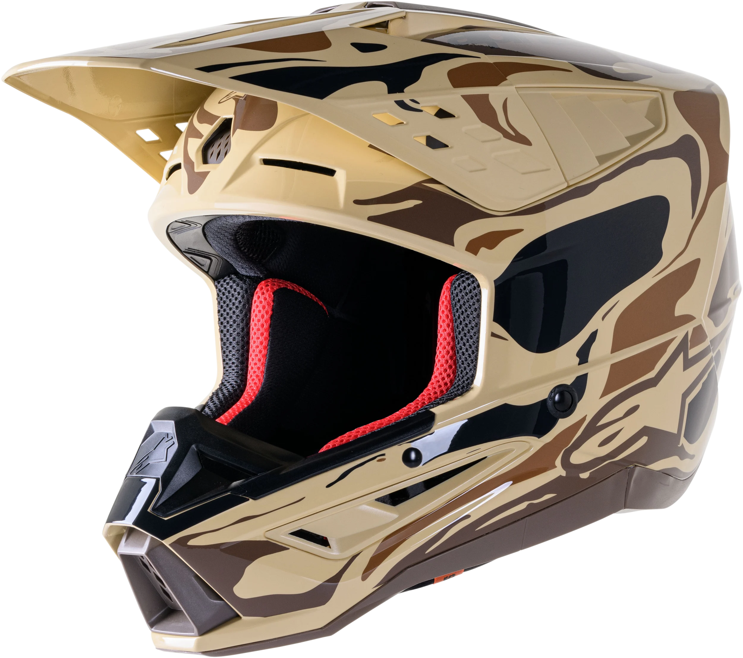 ALPINESTARS S-M5 Helmet - Mineral Dark Brown/Kangaroo