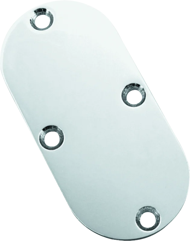 Bikers Choice 65-86 FL FX 4 Speed Chrome Inspection Cover Replaces H-D 60572-78T No Shifter Hole - 490592