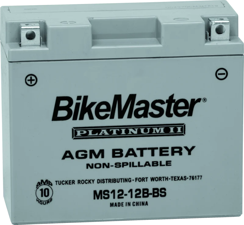 BikeMaster AGM Battery - MS12-12B-BS - 780762