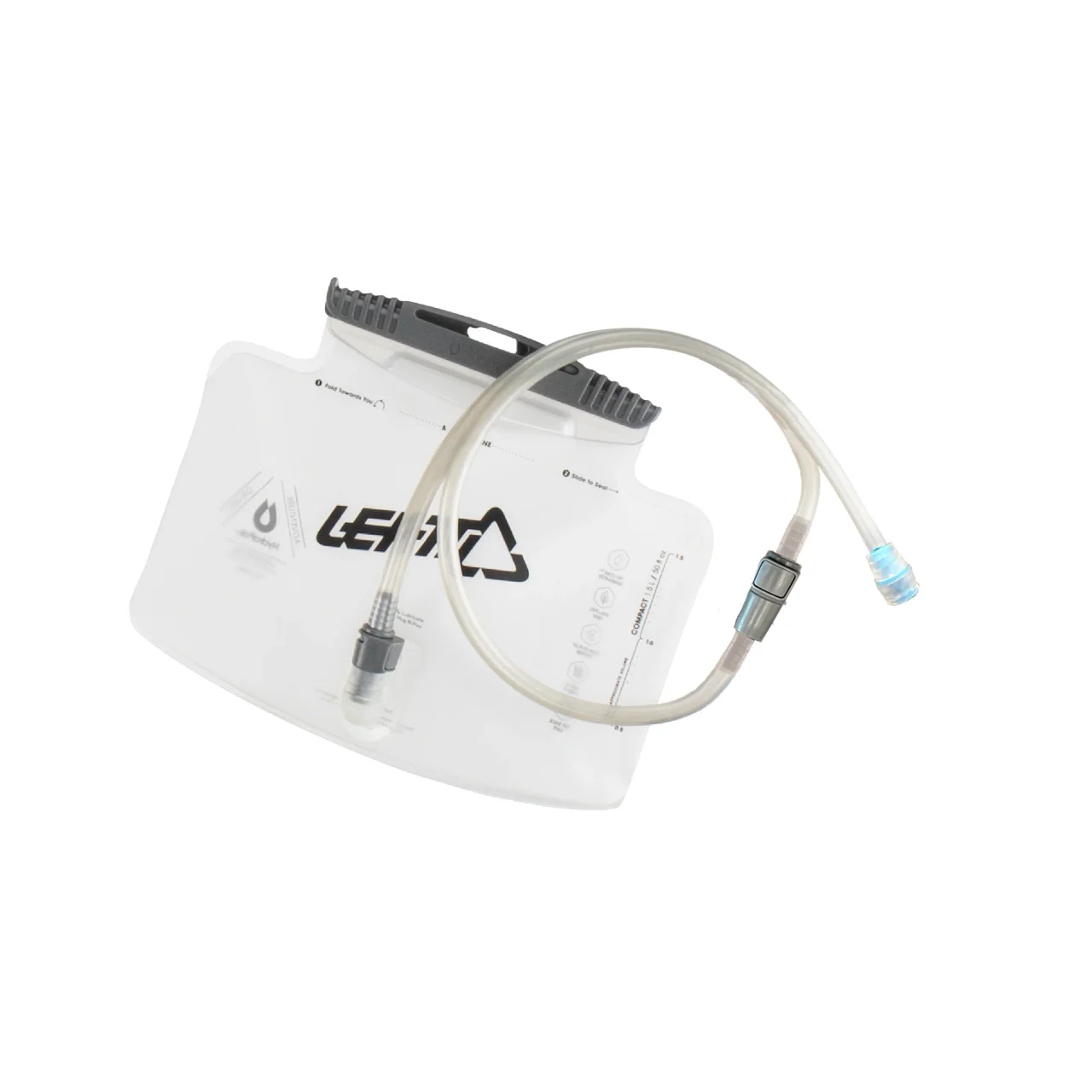 Leatt 1.5L Horizontal With Tube Bladder HydraPak - Straight Bite Valve