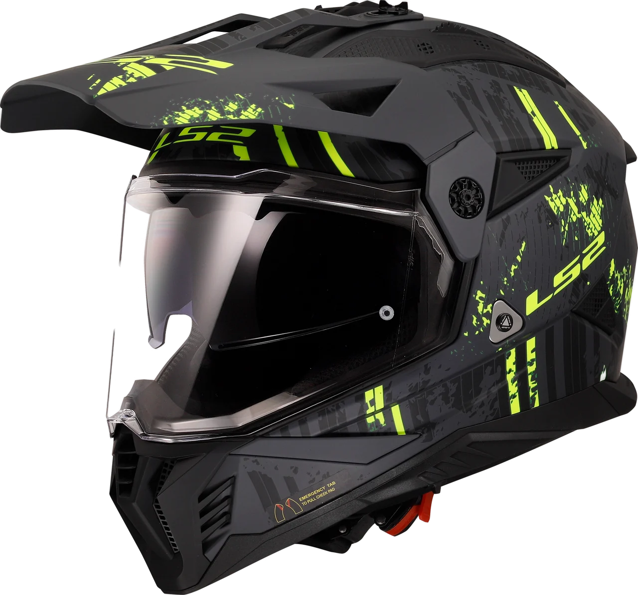 LS2 Blaze II Crazy Adventure Motorcycle Helmet