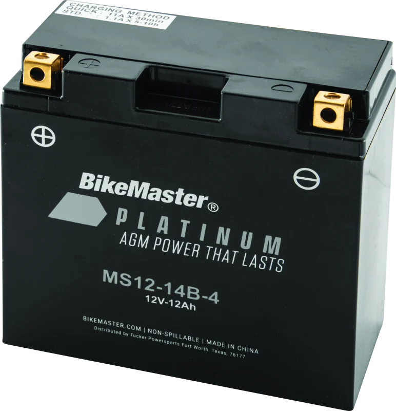BikeMaster AGM Battery - MS12-14B-4 - 780712